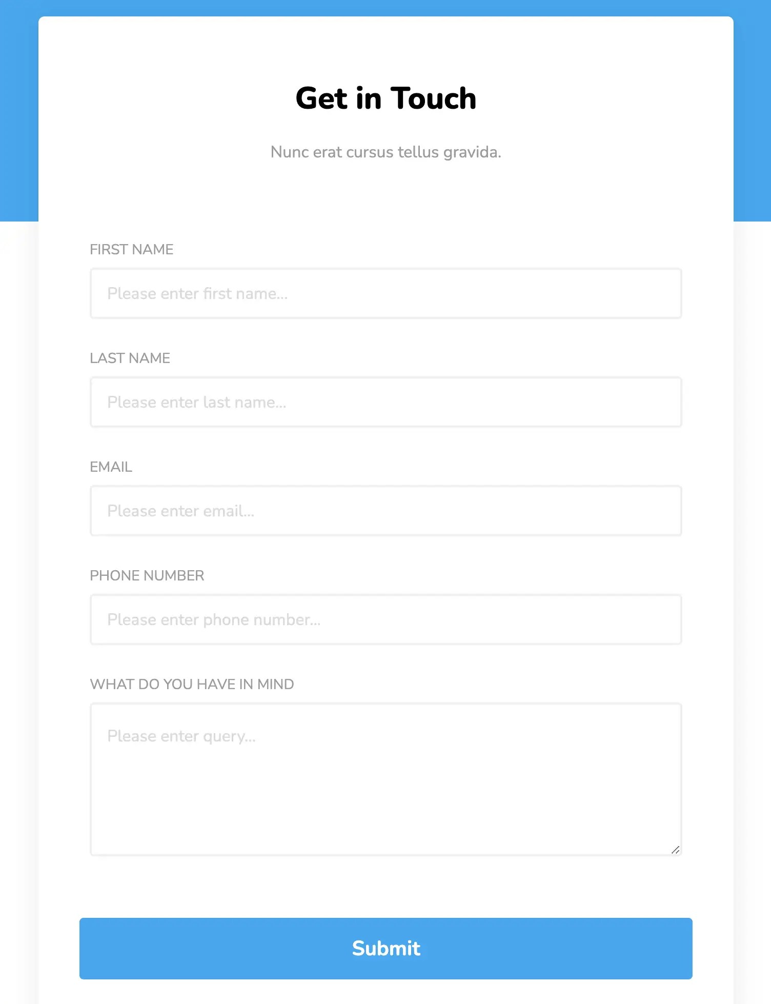 Top 11 'Contact Us' Page Designs For Websites Html, CSS, And JavaScript(09)